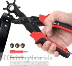 XOOL Revolving Punch Plier Kit Punch Hole Tool including Punch Plier