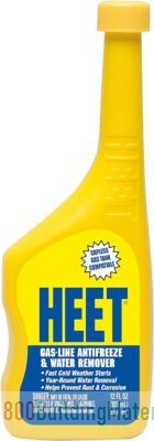 HEET Gas-Line Antifreeze and Water Remover, 12 Fl oz 28201