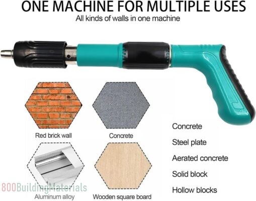 Beaunty Manual Concrete Nail Guns for Carpentry, Home Decoration, Building Maintenance