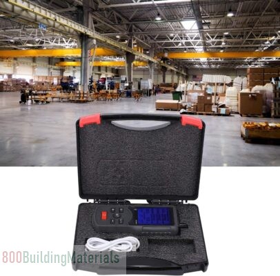 Eujgoov Air Quality Monitor, CO2 TVOC Temperature Humidity Detector Industrial Testing Equipment