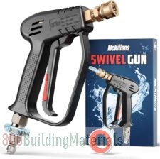 McKillans Short Pressure Washer Gun with Swivel – High Pressure Water Handle