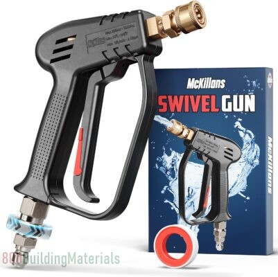 McKillans Short Pressure Washer Gun with Swivel – High Pressure Water Handle