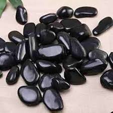 High Polished Black Pebbles 3-5cm