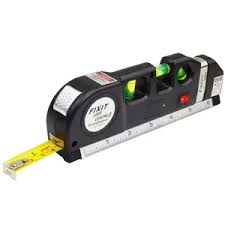 FIXIT Pro3 Laser Level Measuring Tape Black/White 21x8x3centimeter