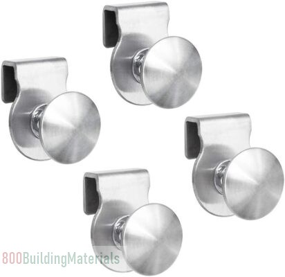 Door Clips Clamps Pulls Handles Knobs for Glass 5-8mm Showcase Furniture Glass Cabinets