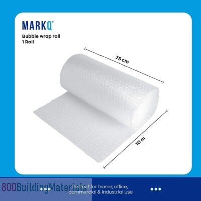 MARKQ Bubble Wrap Roll, 75 cm x 10 m Air Bubble Cushioning Wrap for Packaging, Shipping, Mailing