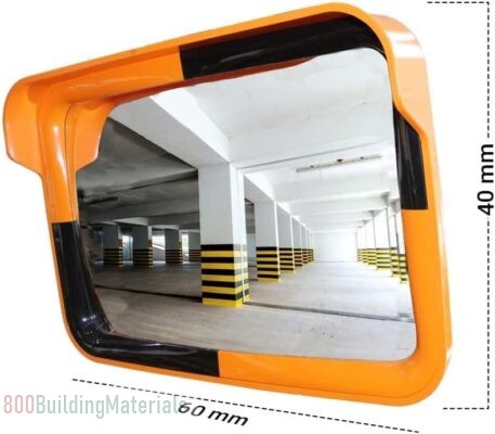 Berry Wide Angle Visible High-Definition Convex Security Mirror with Frame