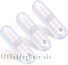 MERTTURM Wireless Motion Sensor Light 3 Motion Modes x 3 Colors x Brightness Dimmable Magnetic Cabinet Light