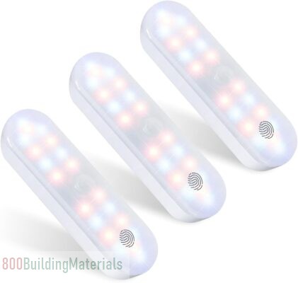 MERTTURM Wireless Motion Sensor Light 3 Motion Modes x 3 Colors x Brightness Dimmable Magnetic Cabinet Light