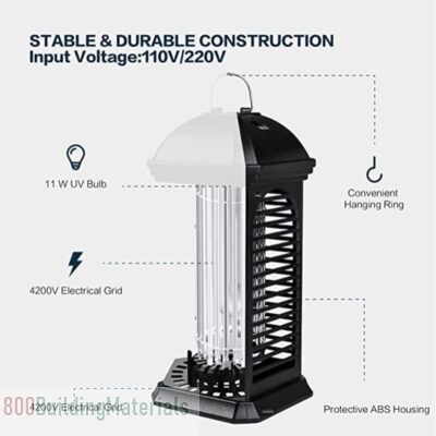 NEW Electric Mosquito Zapper, Powerful 4200V Bug Zapper Insect Killer