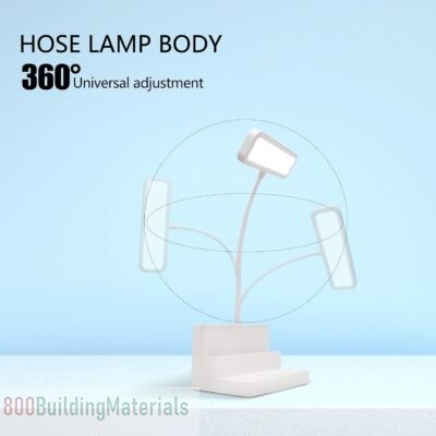 LED Eye-Protection Desk Lamp Battery Operated & Rechargeable Desk Light for Home & Office Dimmable Eye-Caring Desk