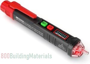 KAIWEETS HT100 Non Contact Voltage Tester AC Electricity Detect Pen 12V-1000V/48V-1000V Dual Range with LCD
