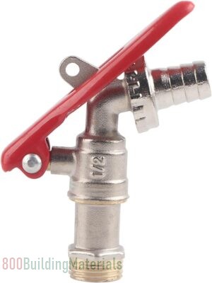 Metal Draft Faucet, Brass Draft Beer Tap Faucet Lock For Kegerators Brass 1/2″