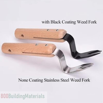 Weeder Hand Puller Tool, V-Shape Manual Weeders Weed Puller, Root Lifter for Gardening & Farming