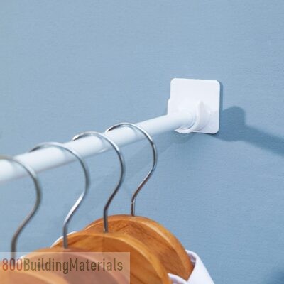Amzboen Adhesive Shower Curtain Rod Holder – 4 Pcs