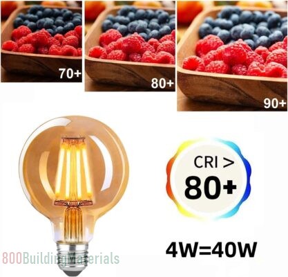 HUA QIANG WANG Vintage E27 Edison Bulbs LED Light Bulbs 40W Equivalent 2200K Warm White