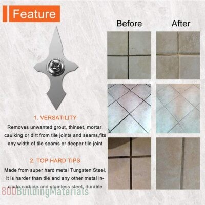 Remove Grout or Cleaning for Tile Joints and Seams or Corner