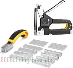 NBLE 4-in-1 Heavy Duty Stainless Steel Nail Gun Tool with 3000 Staples