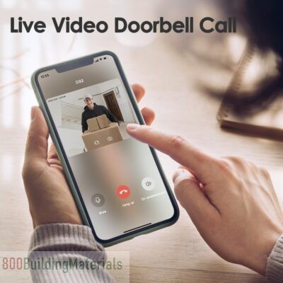 Dzees Doorbell Camera Wireless, Smart WiFi Video Doorbell with Chime