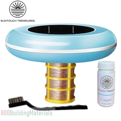SUNTOUCH TREASURES Solar Pool Maid Ionizer – Floating Water Cleaner and Purifier Keeps Water Clear