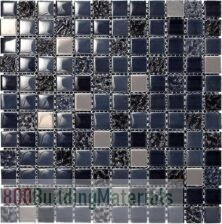 BOXER Samarkand Glass Mosaic Tile with Glossy Tiles Ideal for Kitchen and Bathroom