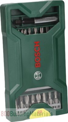 Bosch Power Tools Accessories Mini X-Line Screwdriving Set 25 Pieces
