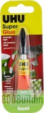 Uhu Super Glue Liquid 3 G Jumbo Card 25253