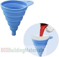 Emapoy Disposable Paint Strainers Filters Cone with Silicone Funnel for Home