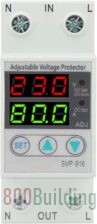 Walfront SVP – 916 Voltage Reset Protection Device Adjustable Recovery Value Time Adjustable Automatic Over Under Voltage Protection(63A)