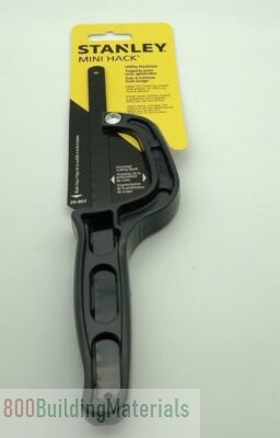 Stanley Hand Tools Mini-Hack Saw,Black,10 inch, STHT20807-8