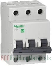 Schneider Electric Easy9 miniature circuit breaker- 3P – 20 A – C curve – 6000 A – 400 V, EZ9F56320