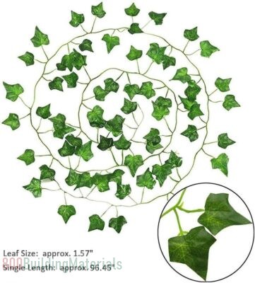 LOHASBEE Artificial Ivy Garland, 12 Pack 96 Ft Fake Hanging Vine Plant Greenery Leaf
