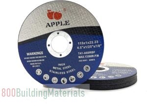 Apple Abrasives Cut-Off Wheels, 4-1/2 x 7/8-inch Metal&Stainless – 10 pcs pack
